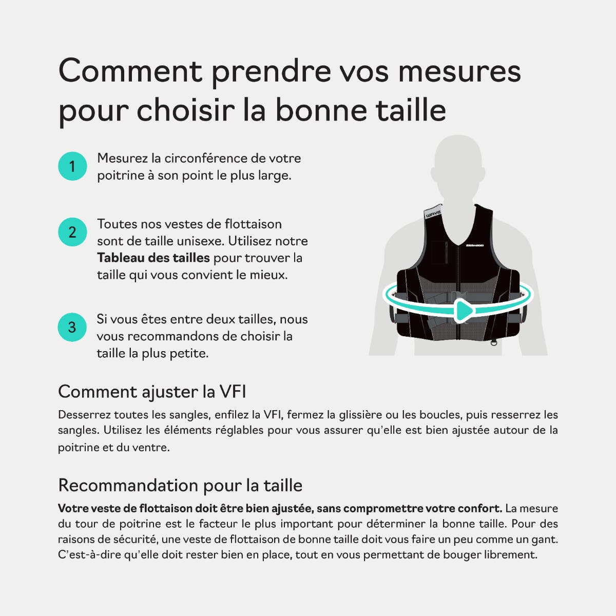 VFI/Gilet de sauvetage Airflow Unisexe Sea-Doo