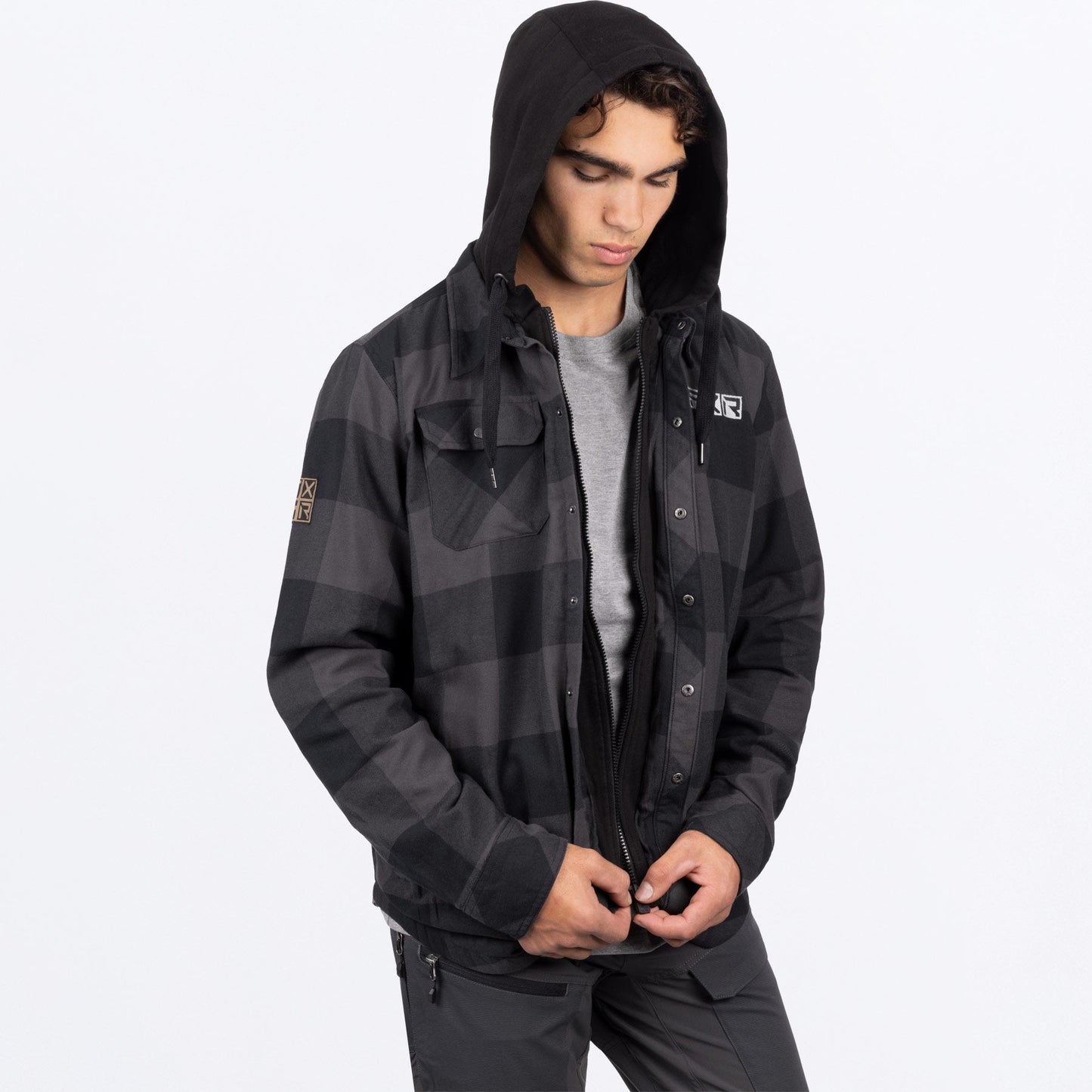 UnisexTimberInsulatedFlannel_Jacket_CharcoalBlack_SKU_231117-_0810_Extra2