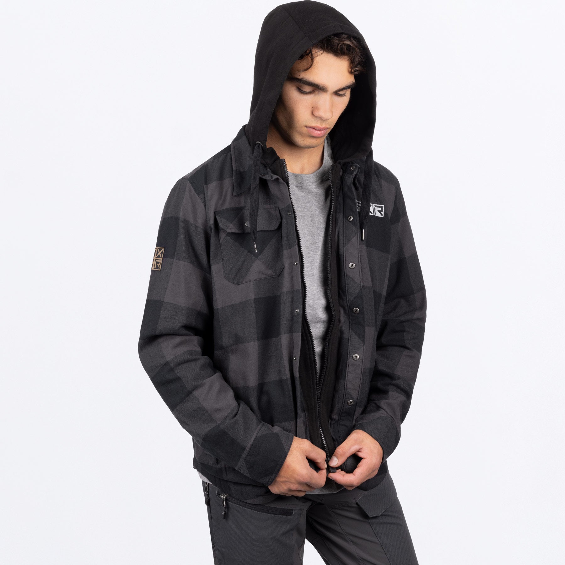 UnisexTimberInsulatedFlannel_Jacket_CharcoalBlack_SKU_231117-_0810_Extra2