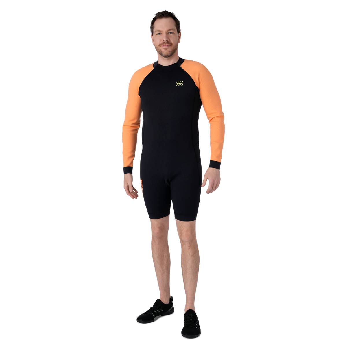 Combinaison courte 2/2 mm à manches longues en Néoprène pour homme Sea-Doo