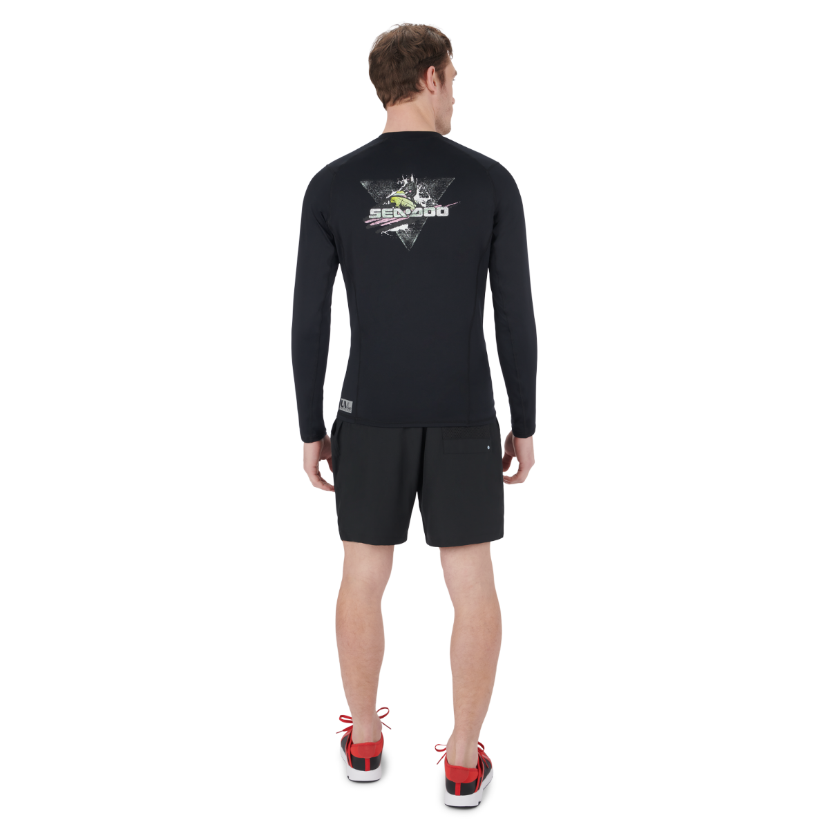 Maillot de protection artwork imprimé à manches longues pour homme Sea-Doo