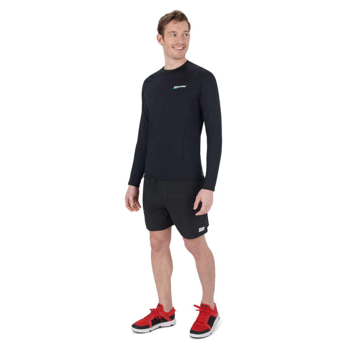 Maillot de protection artwork imprimé à manches longues pour homme Sea-Doo