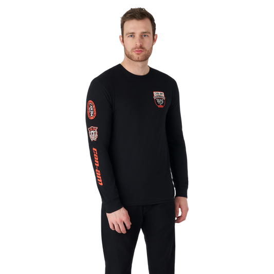 Chandail à manches longues Badges Can-Am pour homme