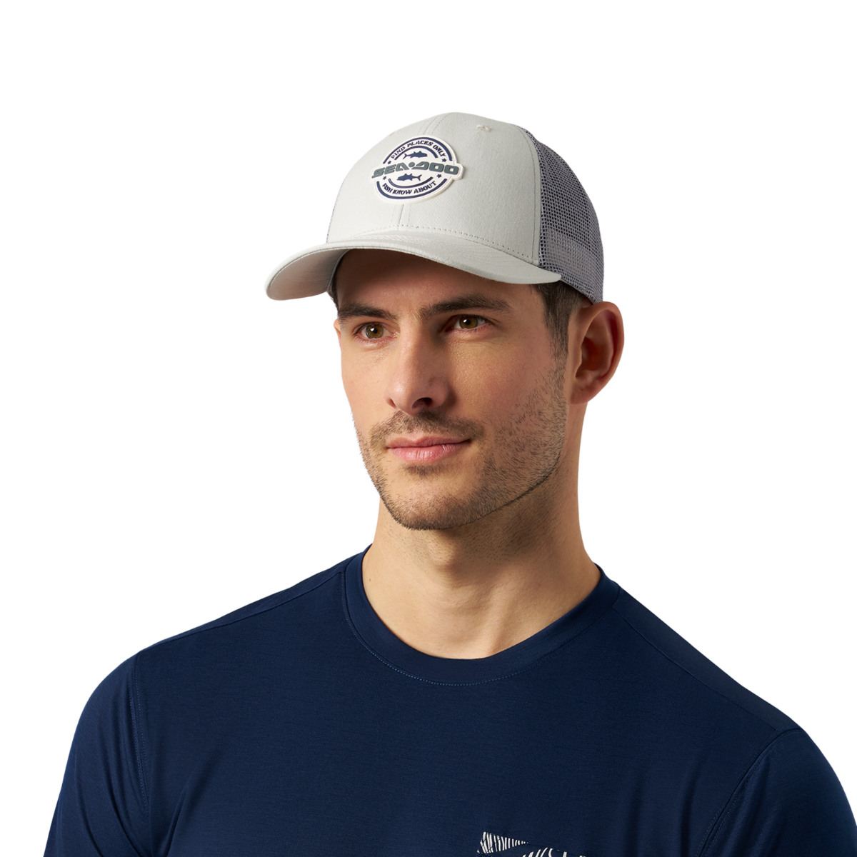 Casquette incurvée Fishing à panneau en filet unisexe Sea-Doo