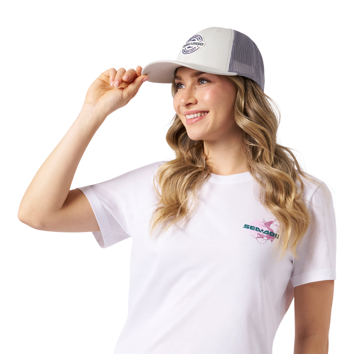 Casquette incurvée Fishing à panneau en filet unisexe Sea-Doo