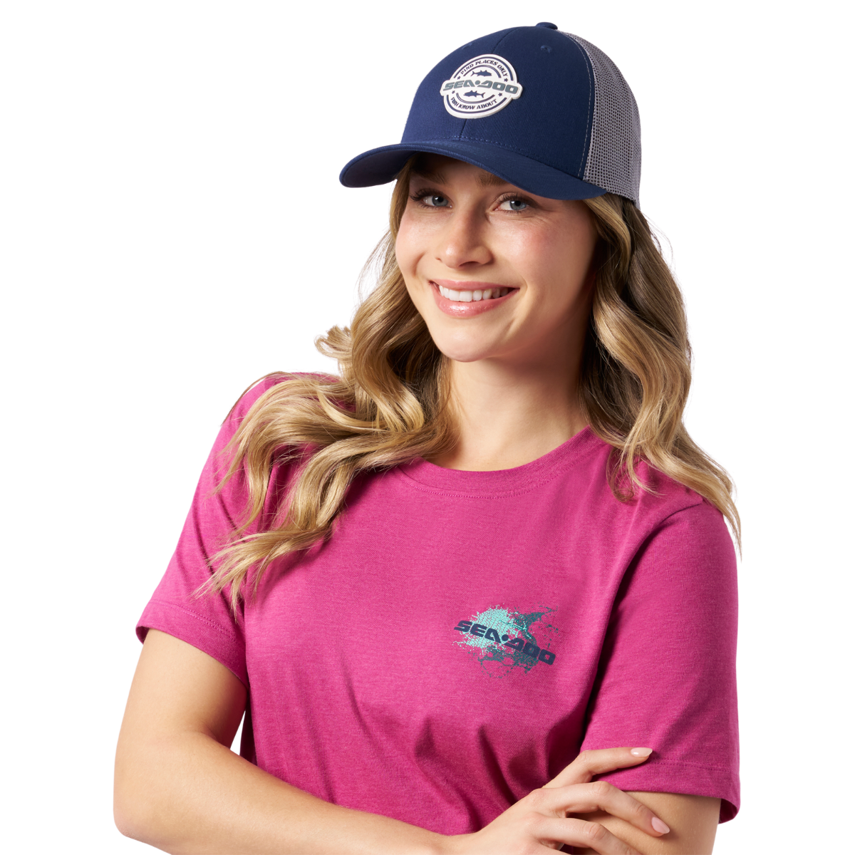 Casquette incurvée Fishing à panneau en filet unisexe Sea-Doo