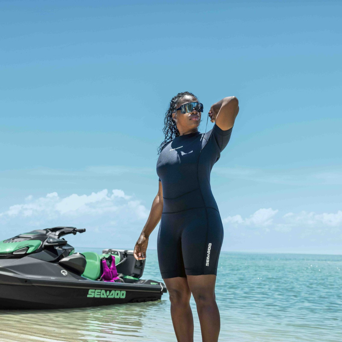 Combinaison courte 2mm en néoprène pour femme Sea-Doo