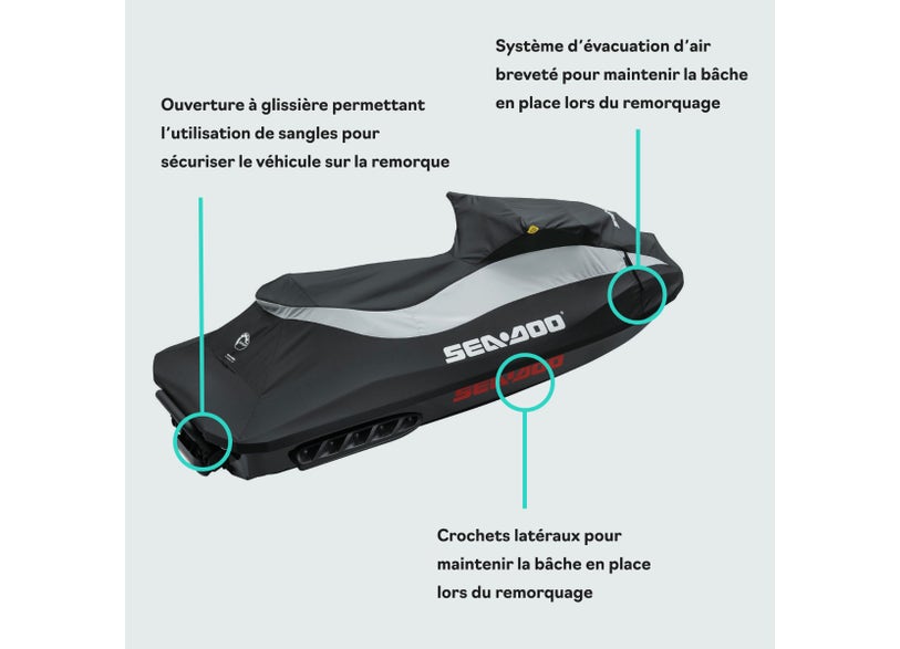 Housse Sea-Doo pour motomarine GTI, GTI SE & GTI Limited