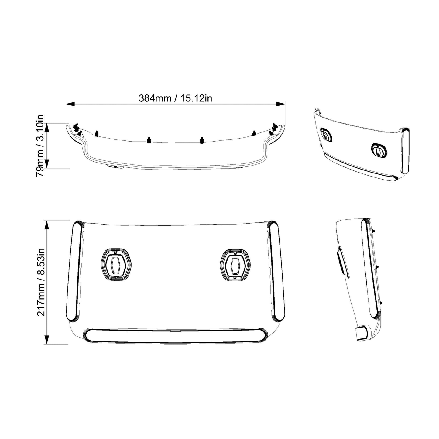 Rangement pour siège conducteur pour ponton Switch Sea-Doo