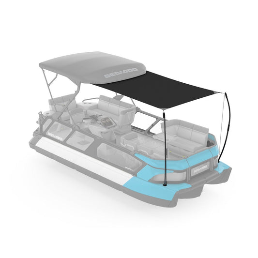 Extension de voile d'ombrage pour Toit Bimini 21 pi pour ponton Switch