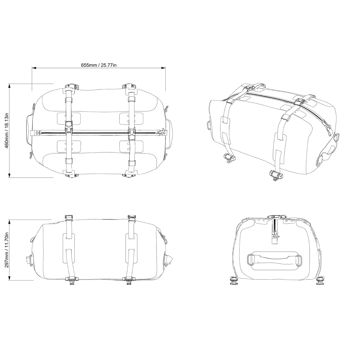 Sac étanche LinQ (50 L)