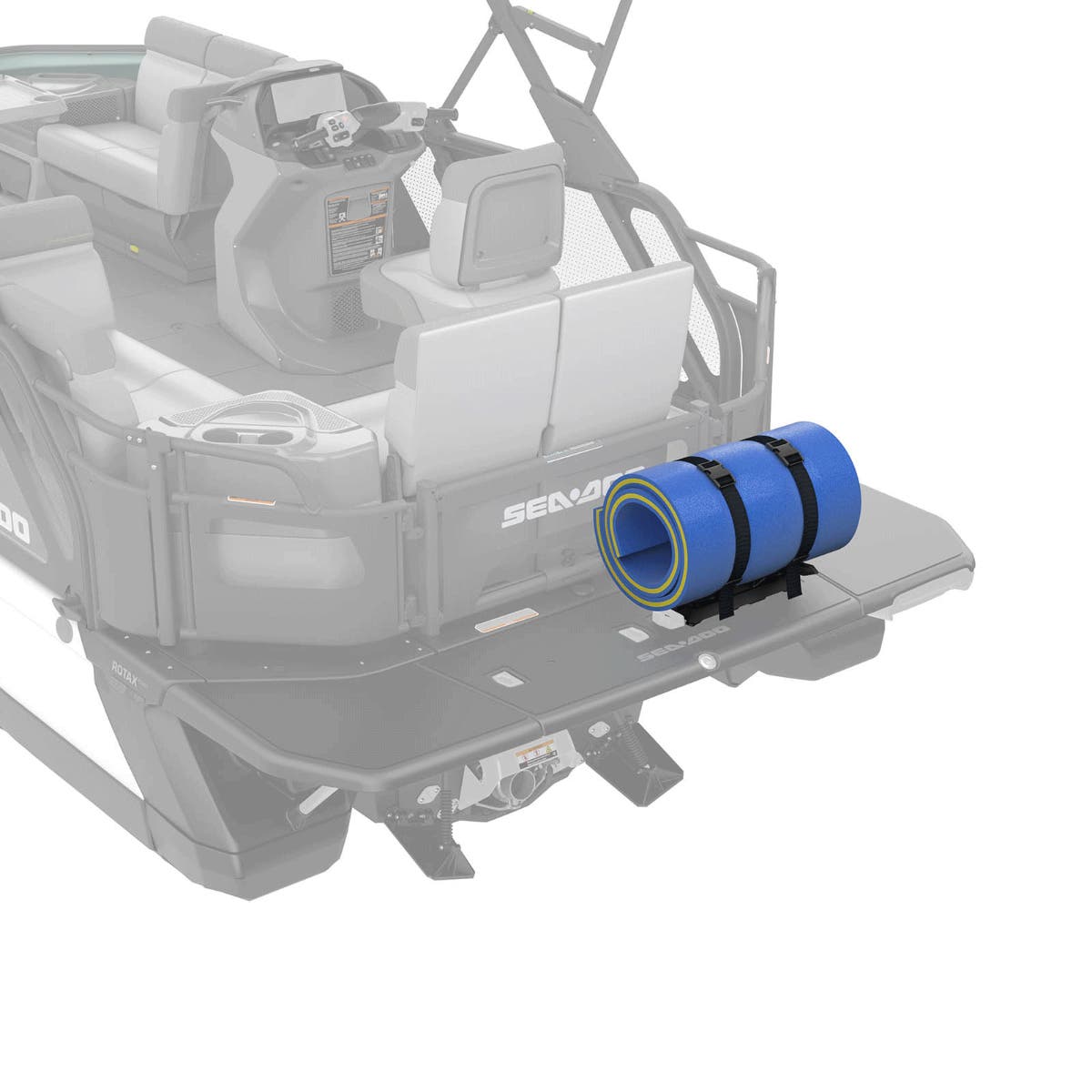 Support arrière LinQ pour tapis flottant pour motomarine et ponton Switch