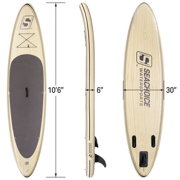 Paddleboard gonflable Seachoice 10ft 6'' Style Bois