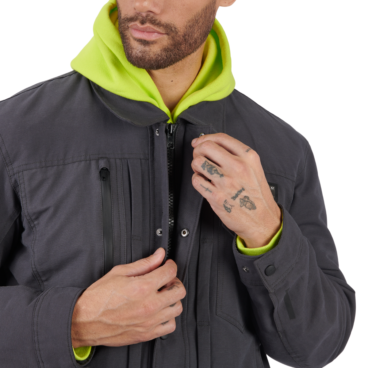 Manteau Veda Chore personnalisable pour homme CE/UKCA