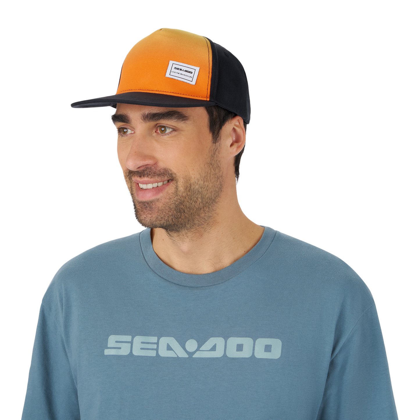Casquette Sea-Doo retro à visière droite Unisexe