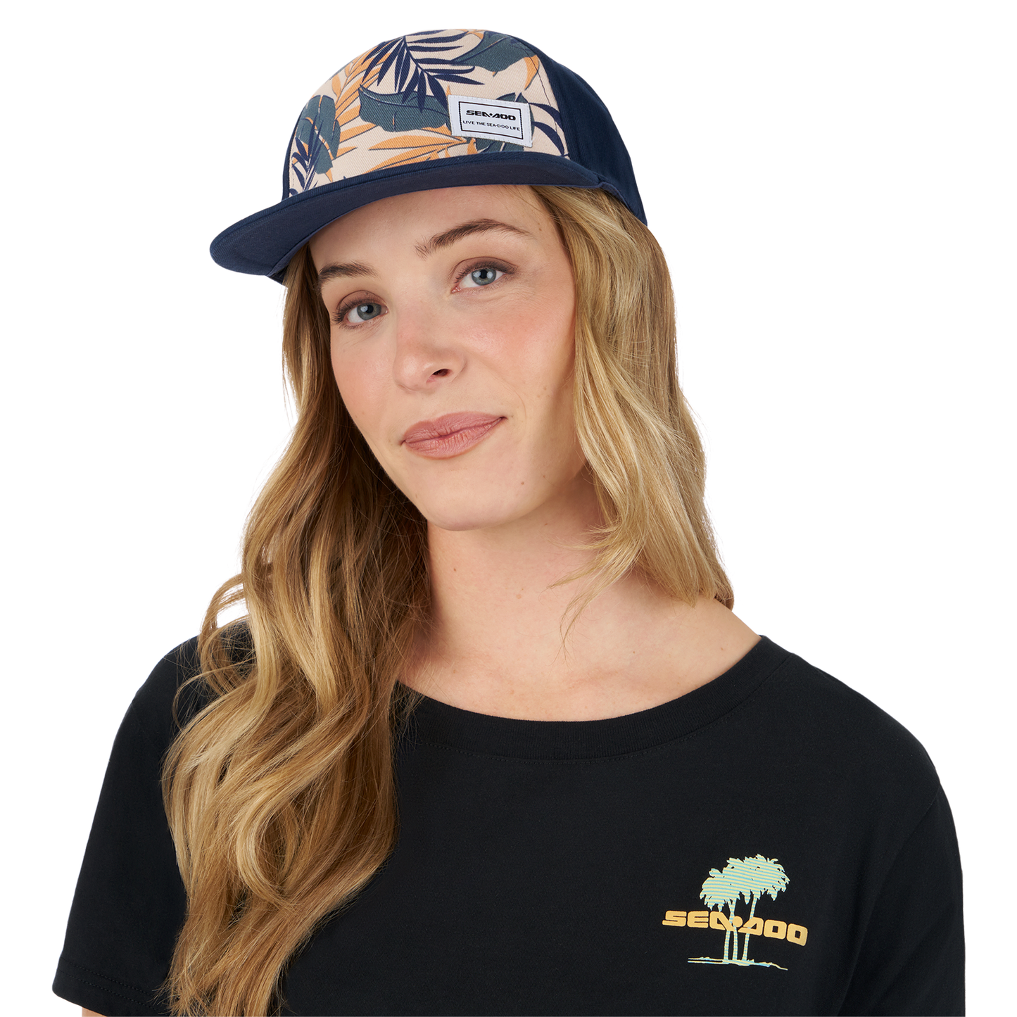 Casquette Sea-Doo retro à visière droite Unisexe