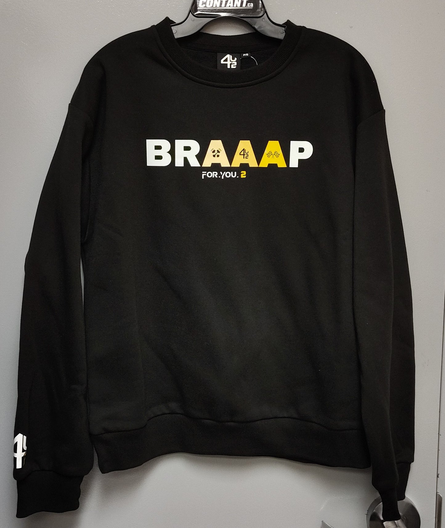 Coton ouaté style crewneck BRAAAP pour homme