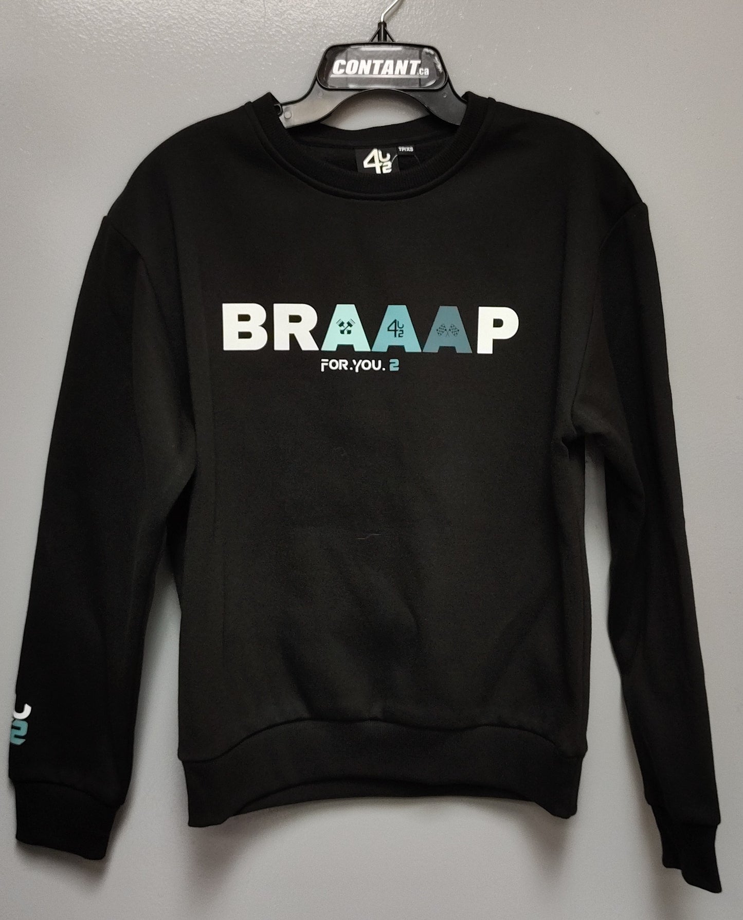 Coton ouaté style crewneck BRAAAP pour femme