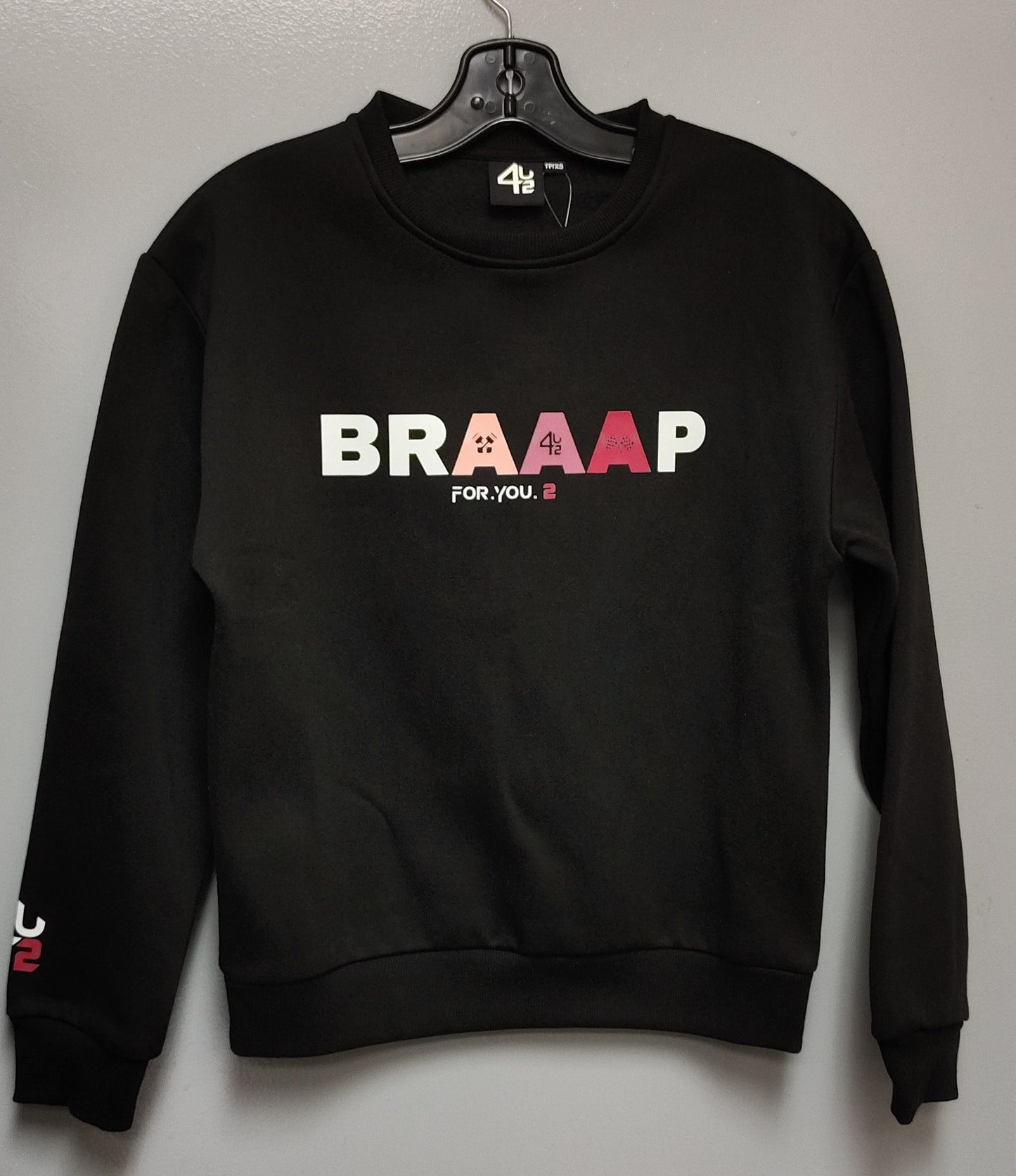 Coton ouaté style crewneck BRAAAP pour femme