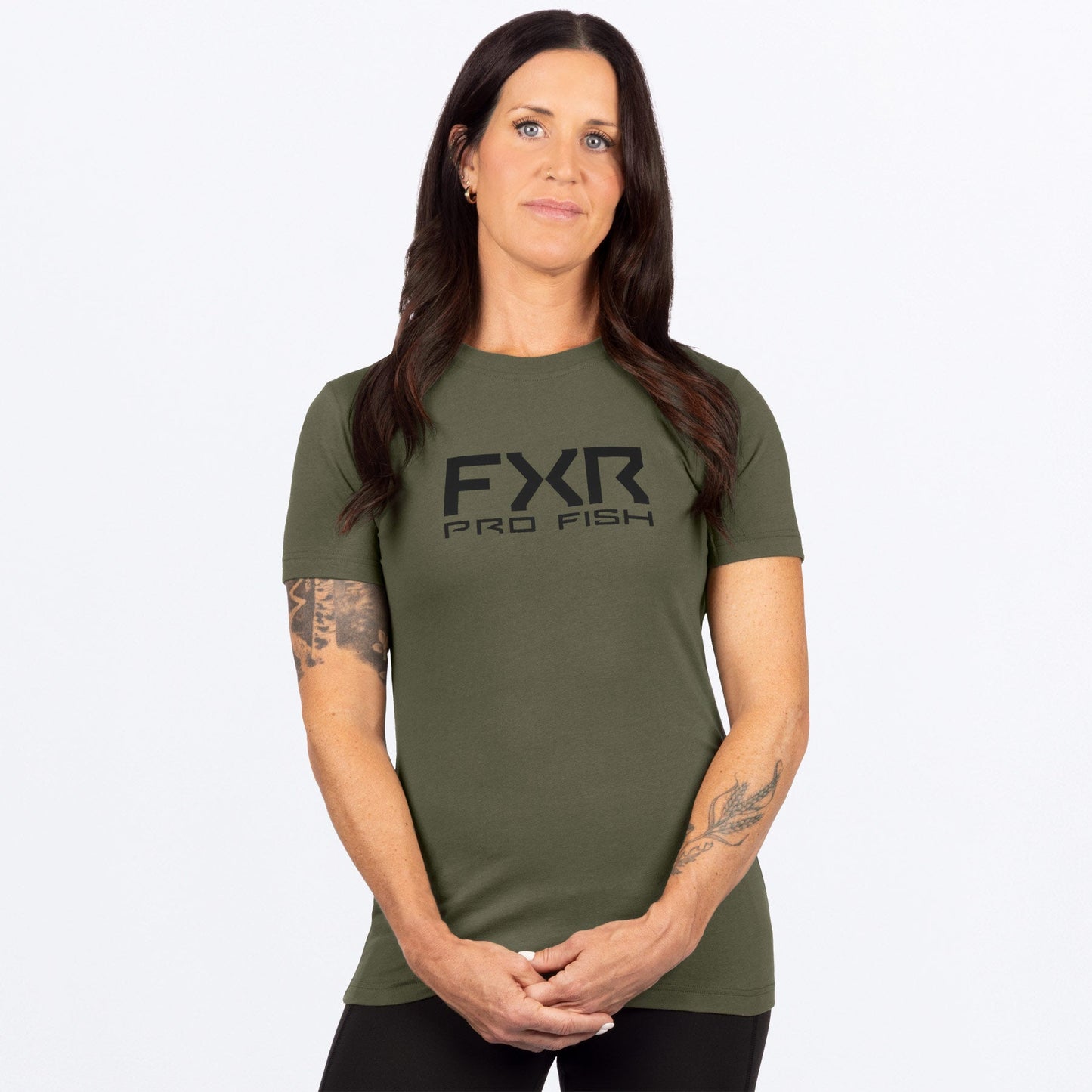 WProFishPrem_TShirt_MossBlack_261405-_7910_Front