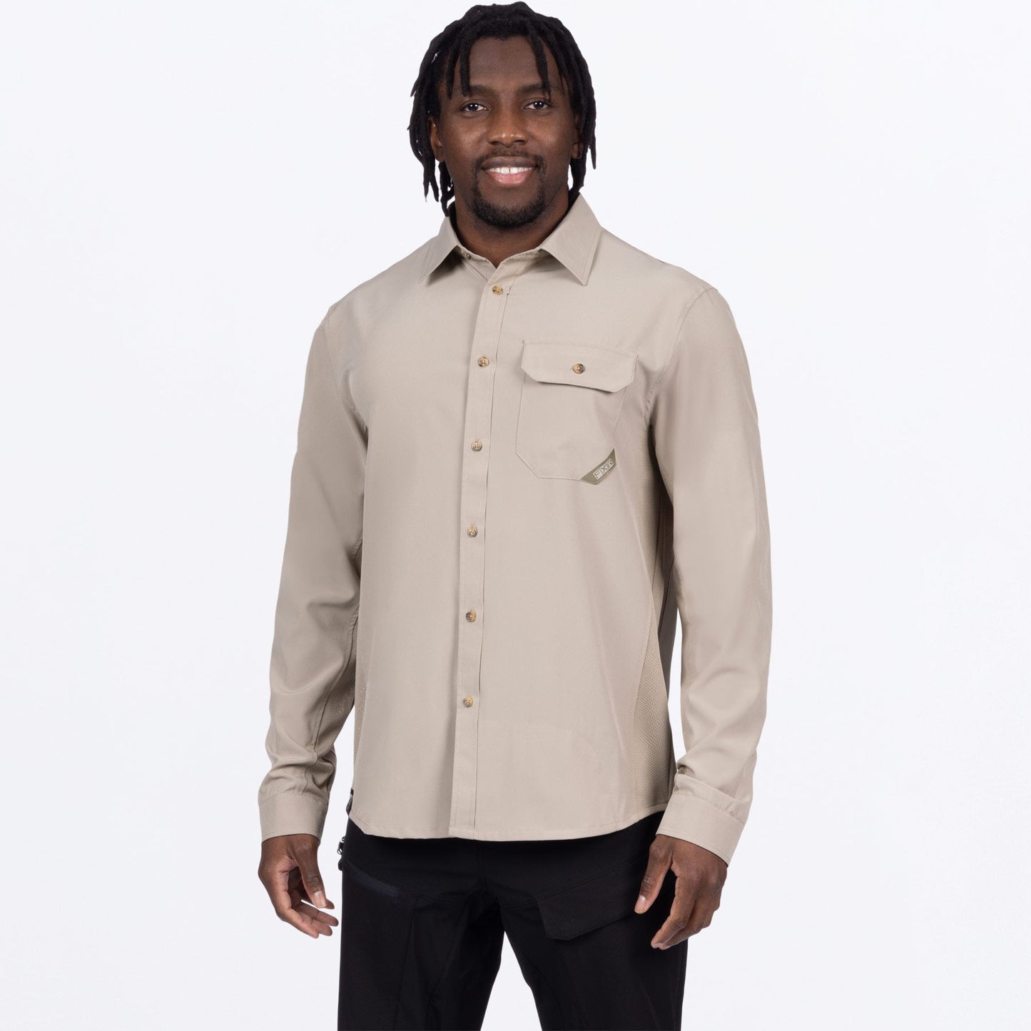MBreezePerformanceUPFLS_Shirt_Stone_SKU_232043-_1700_Front