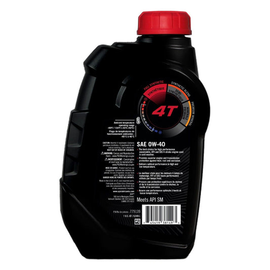 0W-40 - Huile synthétique 4T XPS (0.9 L)*