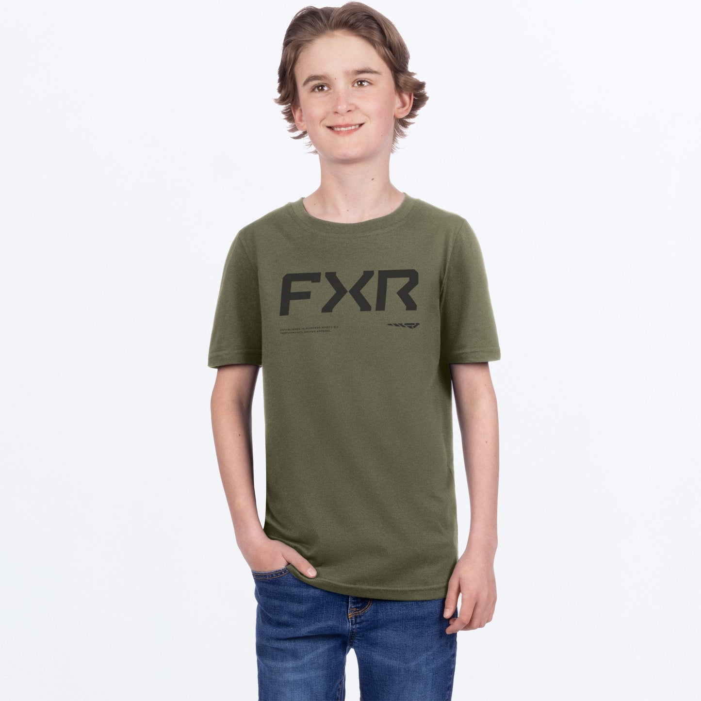 YthHydrogenPremium_T-Shirt_Moss_SKU_261507-_7900_Front