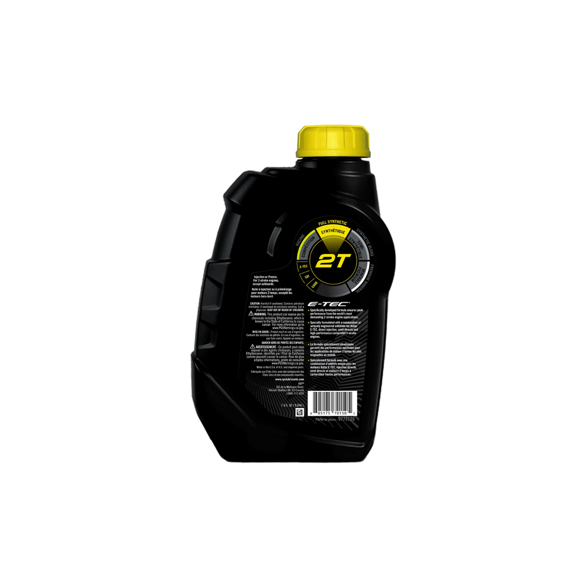 Huile synthétique E-TEC 2T XPS (0.9 L)*