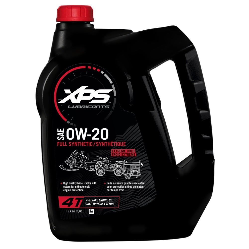 Ski-Doo 0W-20 - Huile synthétique 4T pour froid extrême XPS (3.7 L)*