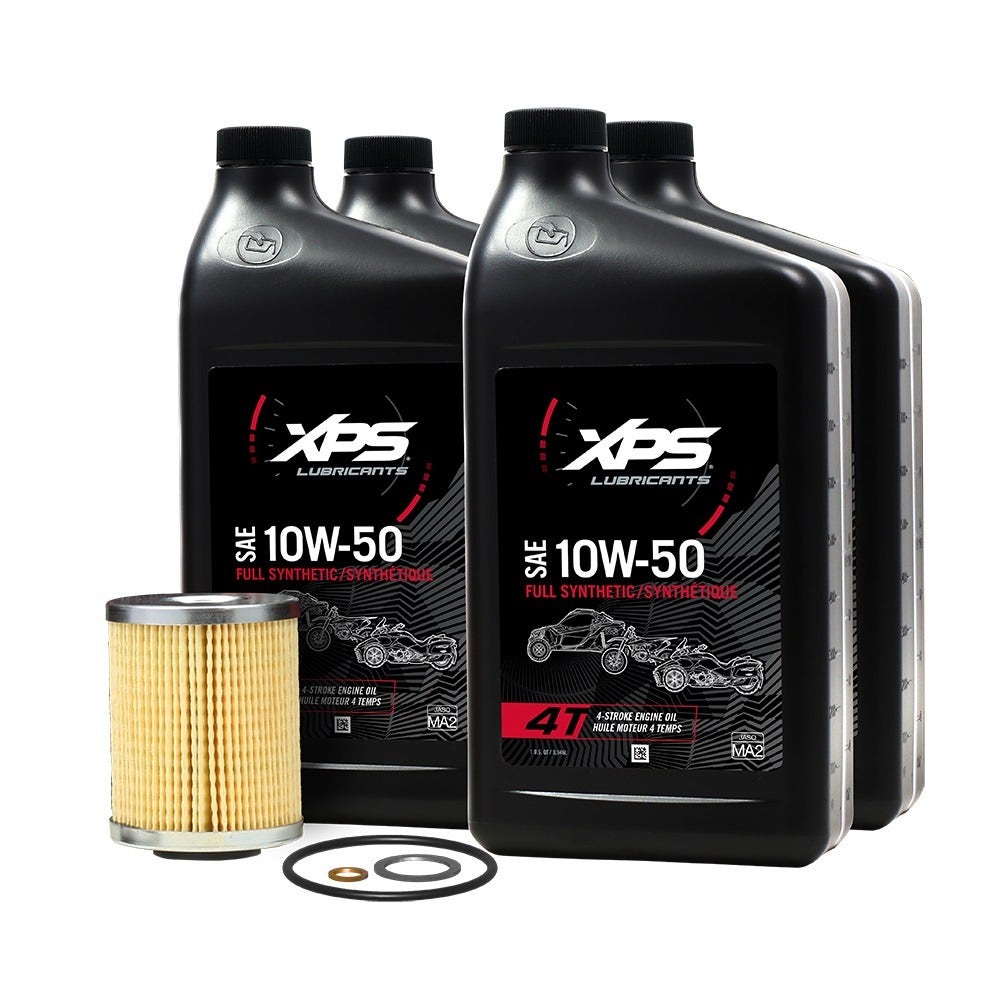 Ensemble de changement d'huile synthétique 4T 10W-50 XPS pour moteur Rotax 900 ACE*