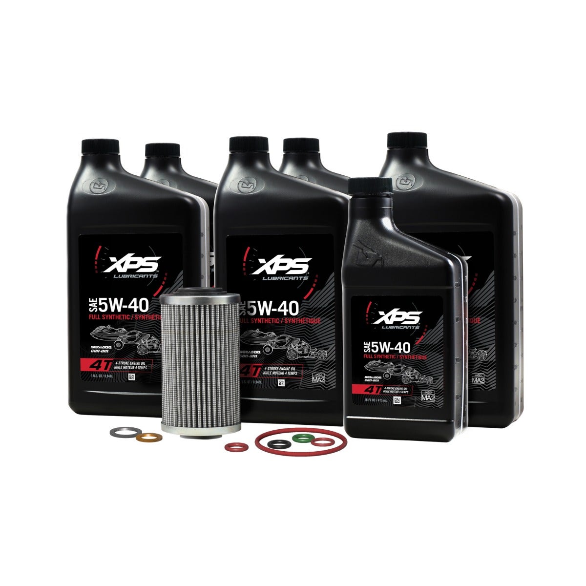 Ensemble de changement d’huile synthétique 4T 5W-40 XPS pour moteur Rotax 1330*