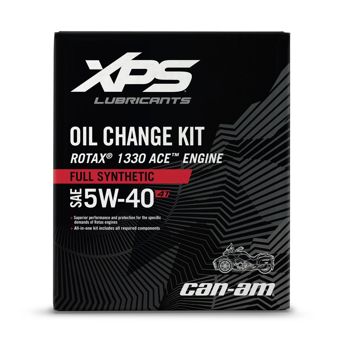 Ensemble de changement d’huile synthétique 4T 5W-40 XPS pour moteur Rotax 1330*