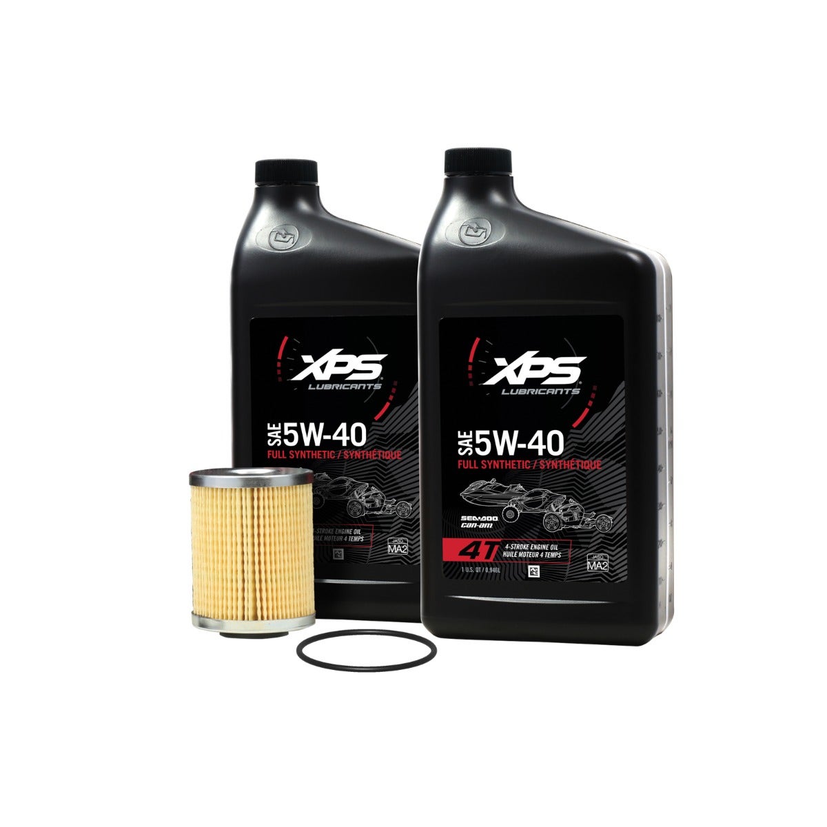 Ensemble de changement d’huile synthétique 4T 5W-40 XPS pour moteur Rotax 900 ACE*