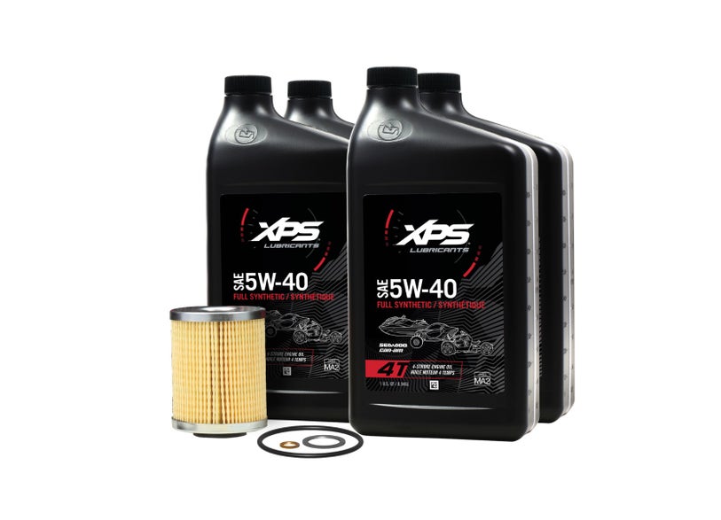 Ensemble de changement d'huile synthétique 4T 5W-40 XPS pour moteur Rotax 900 ACE*