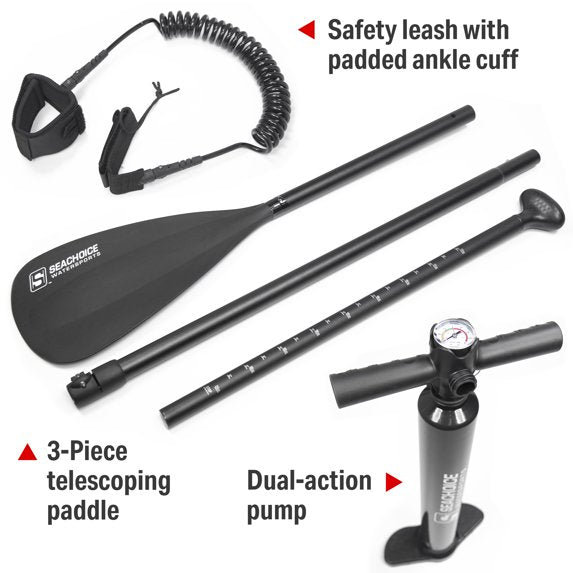 Paddleboard gonflable Seachoice 10ft 6'' Style Bois