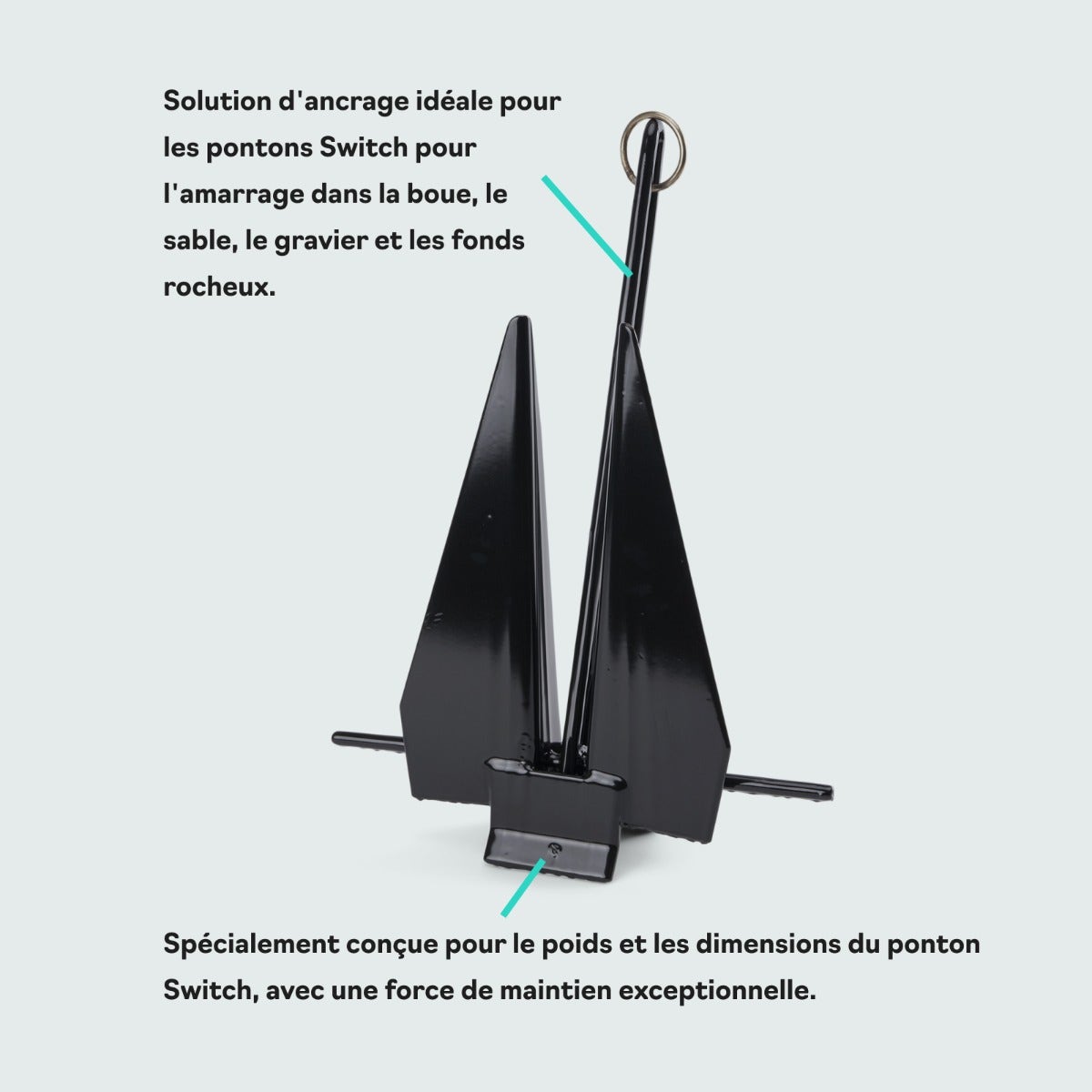 Ensemble d'ancre pour ponton Switch