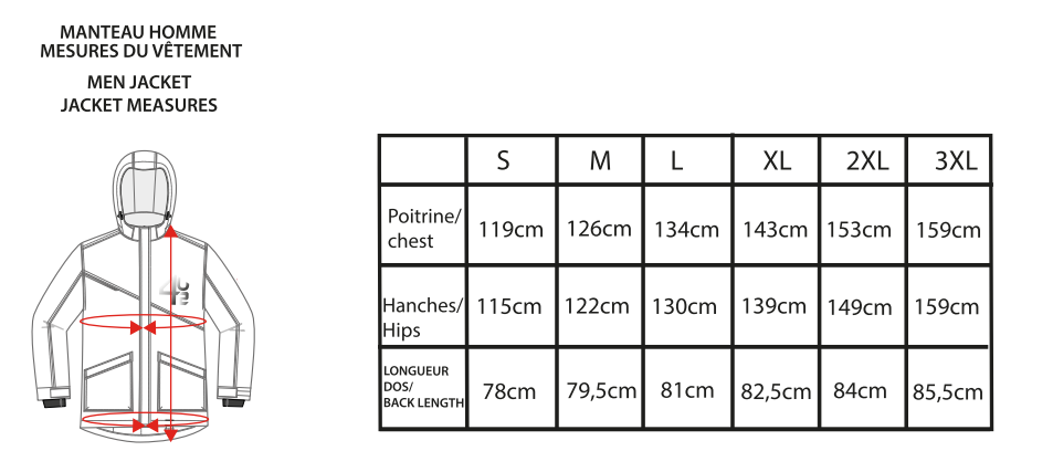 Ensemble 2 pièce pour motoneige pour HOMME