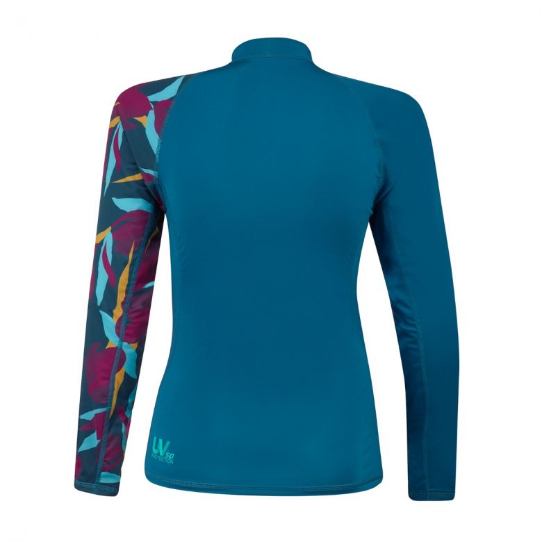 <transcy>Exotic long-sleeved protective jersey for women</transcy>
